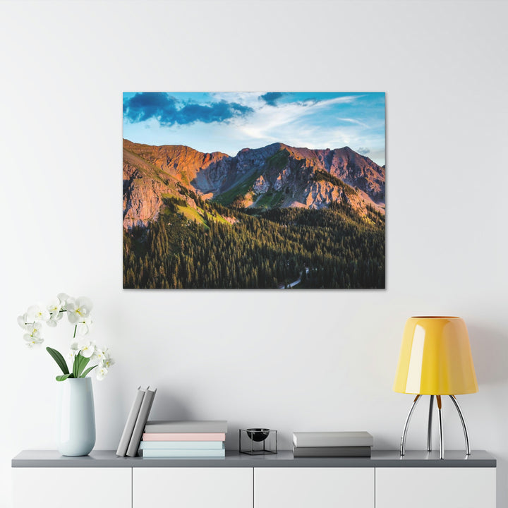 Fading Mountain Light - Canvas