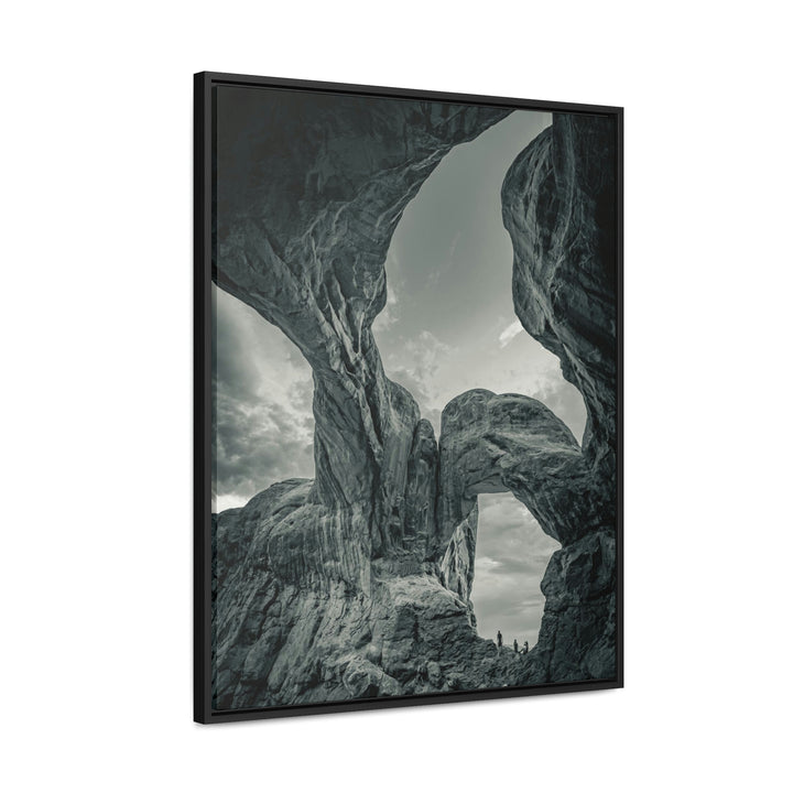 Natural Frames Part 1 in Black and White - Canvas with Frame