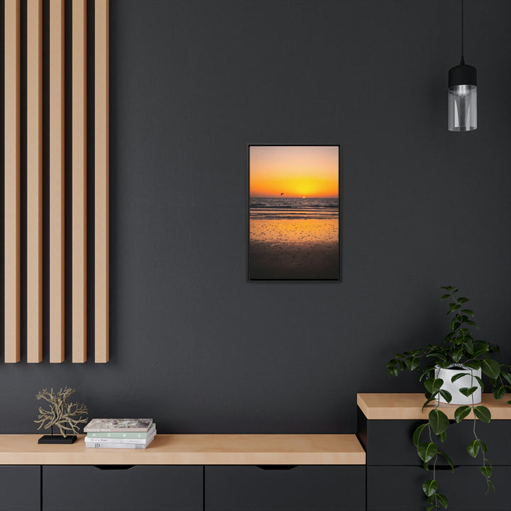 Sunrise on the Sea - Canvas with Frame