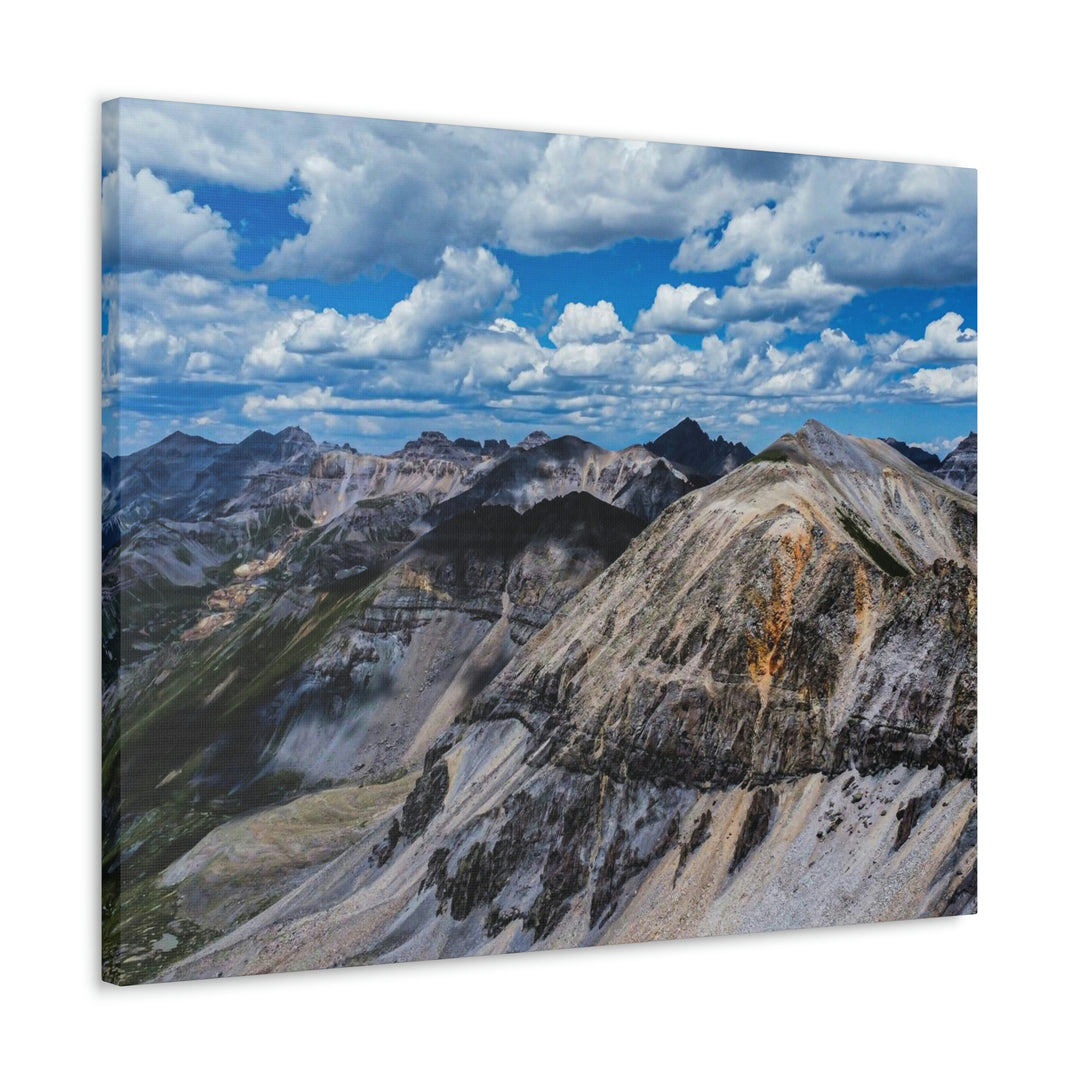 Imogene Pass From the Air - Canvas