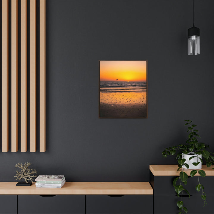 Sunrise on the Sea - Canvas with Frame