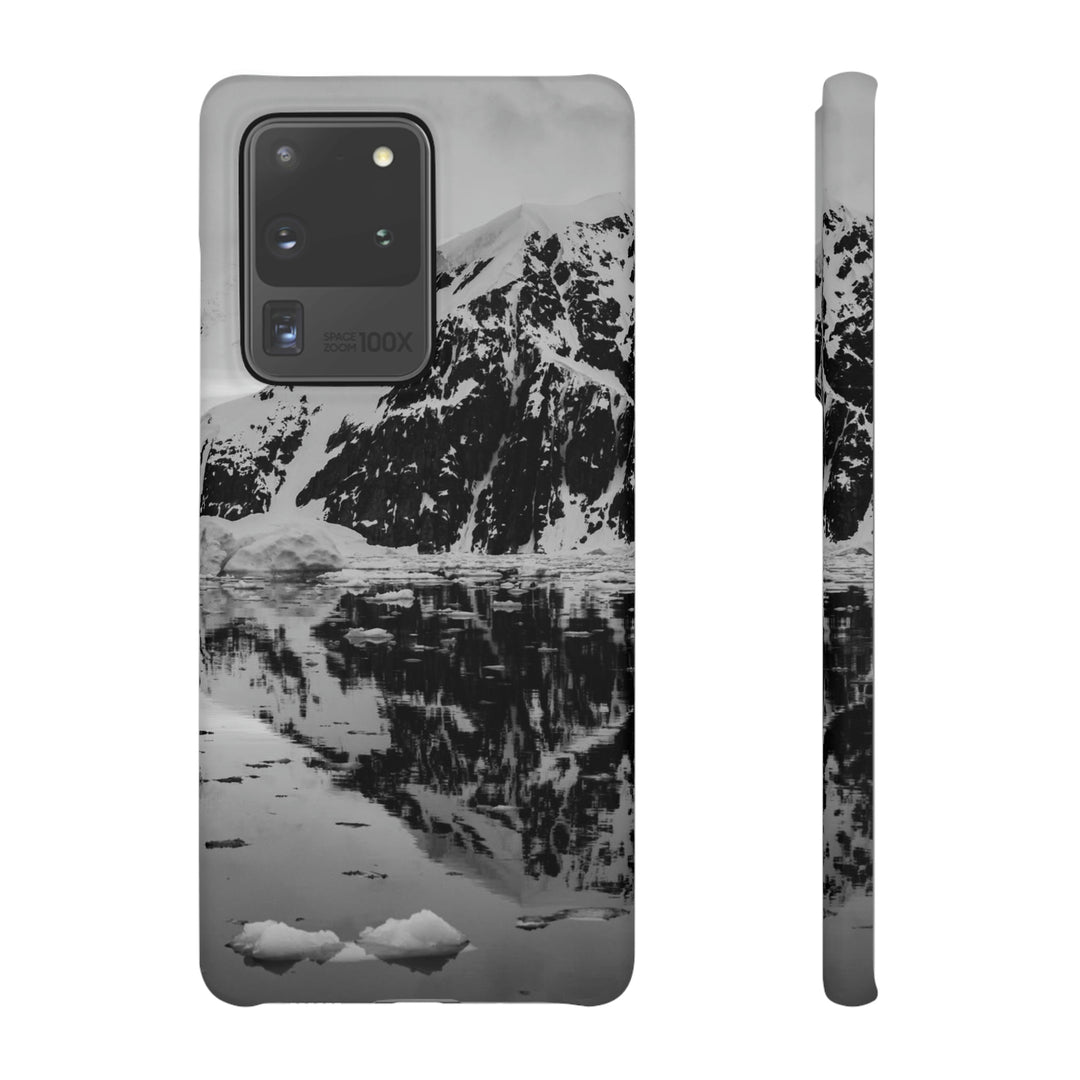 Reflected Calm in Black and White - Phone Case