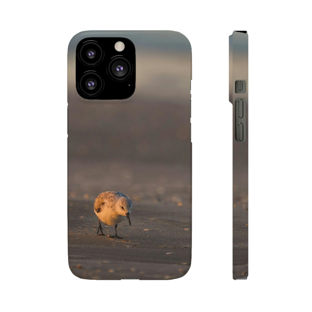 Feeding Sanderling - Phone Case