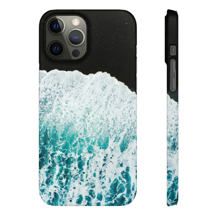 A Wave on Volcanic Sand - Phone Case