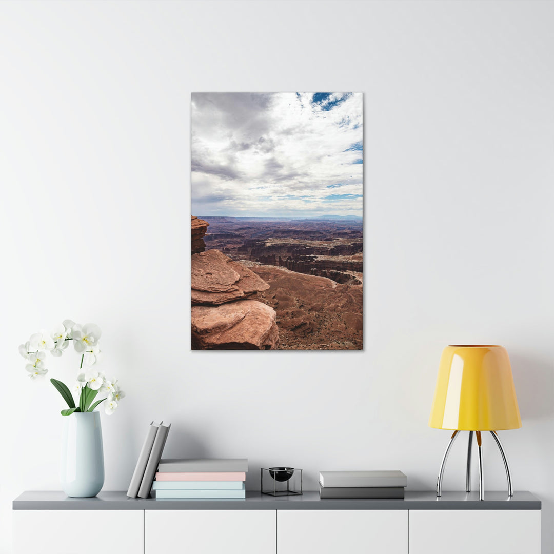 The Canyon Below - Canvas