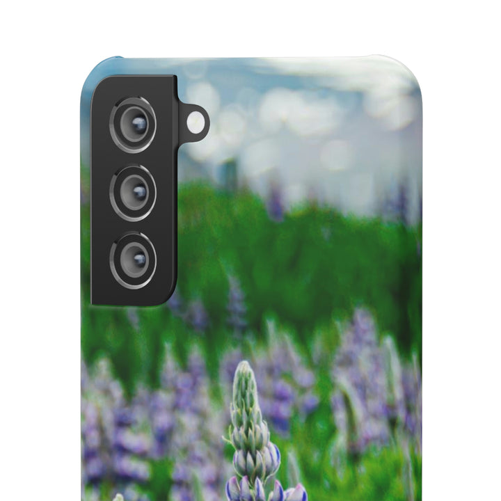 Glowing Lupin with Mountains - Phone Case