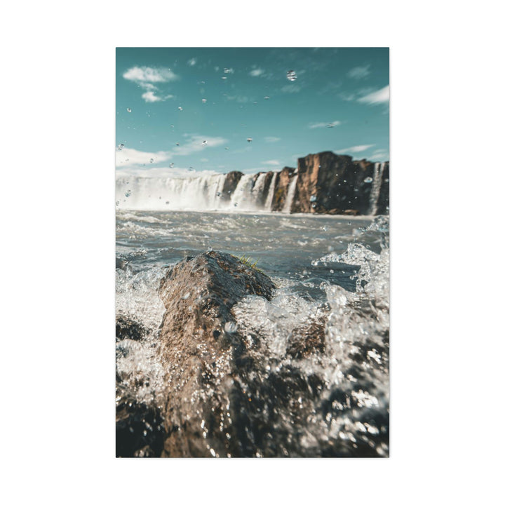 Goðafoss Splash - Canvas