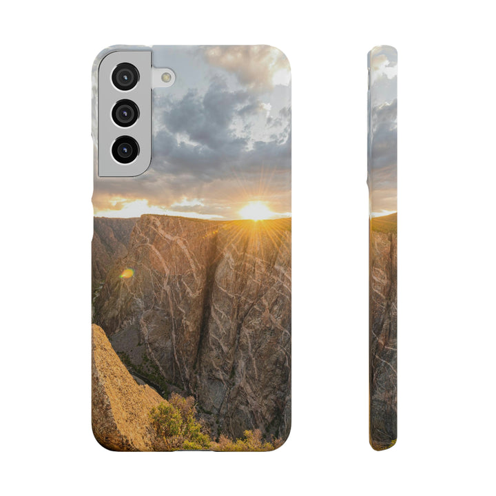 Painted Wall at Sunset Part 2 - Phone Case