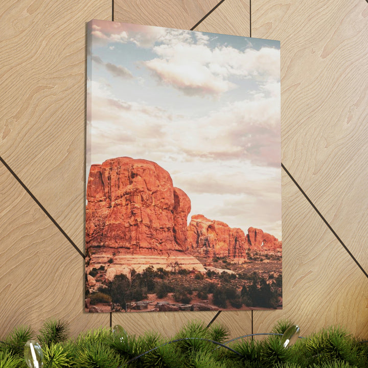 A Desert Sunset - Canvas