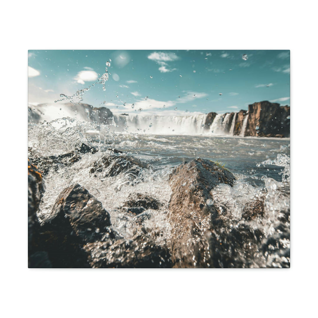 Goðafoss Splash - Canvas