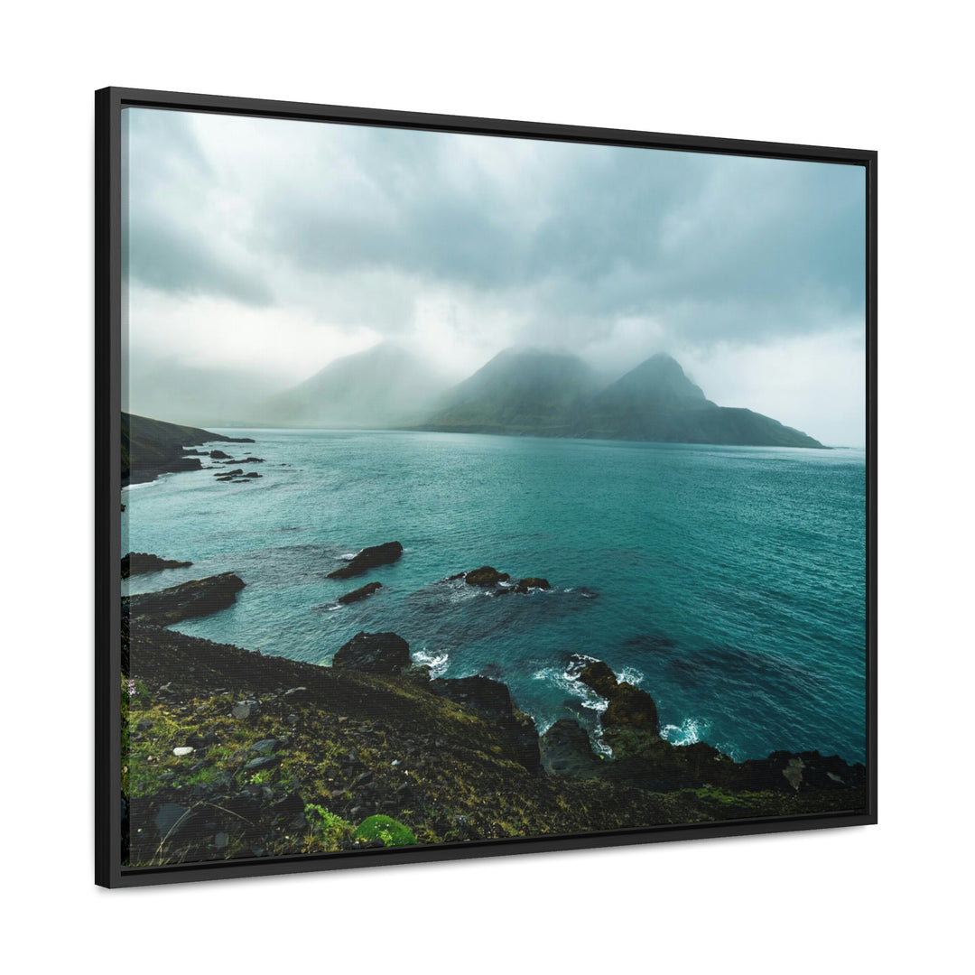 Mystical Mountain View - Canvas with Frame