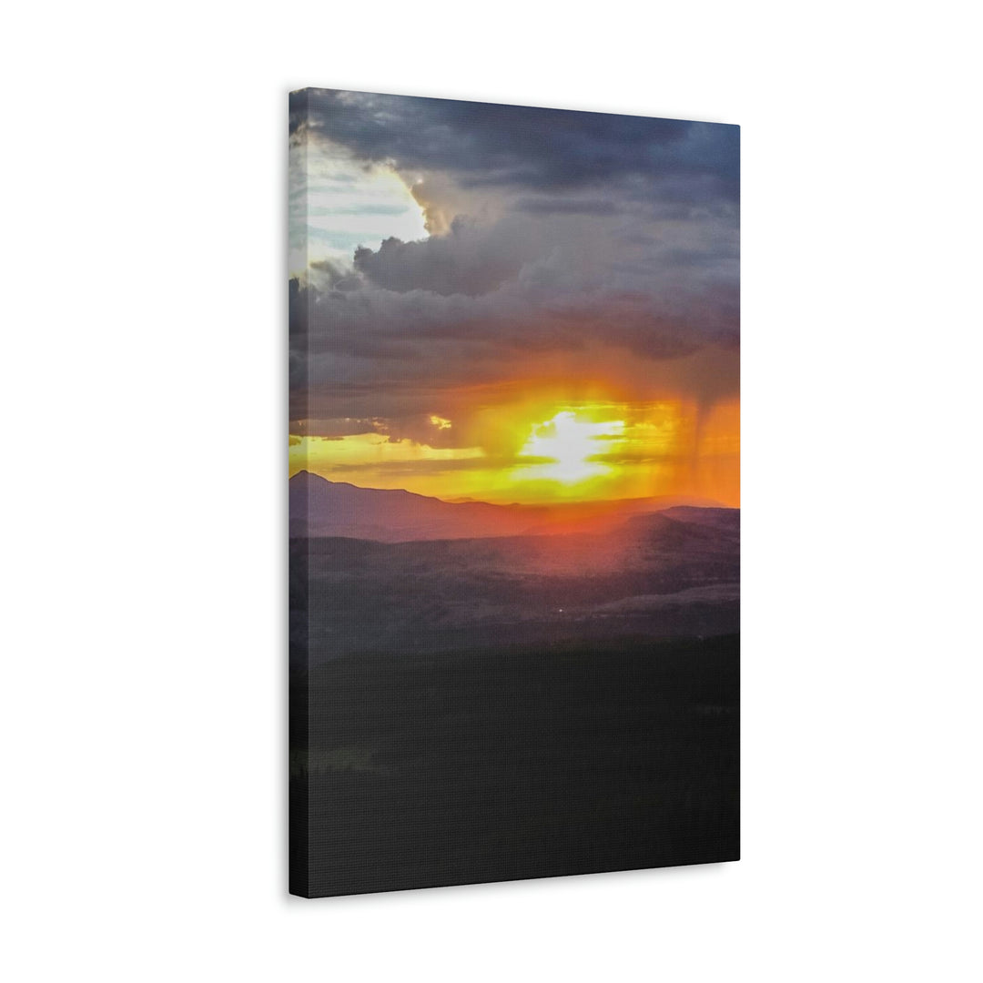 Rainy Sunset - Canvas