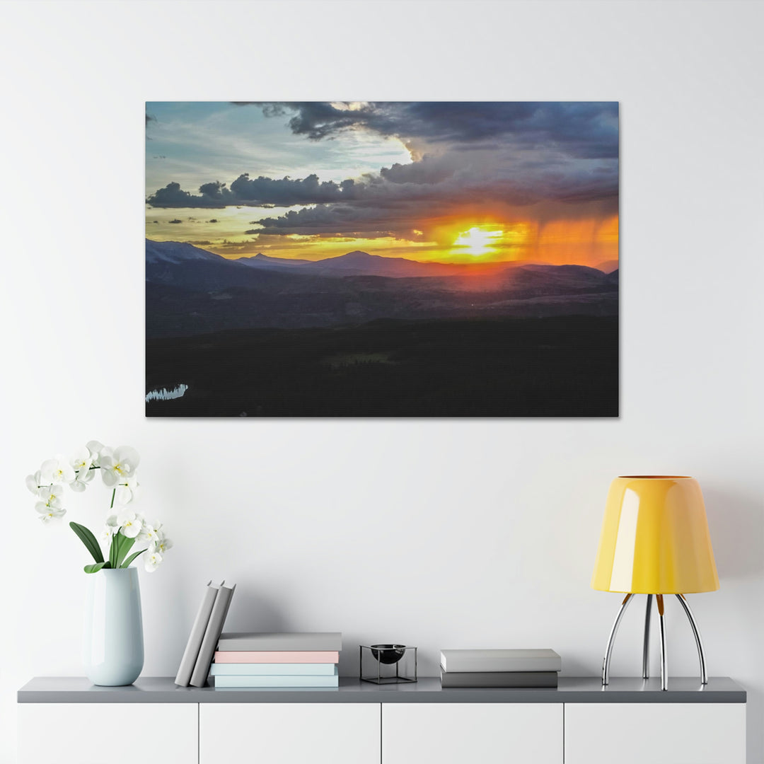 Rainy Sunset - Canvas