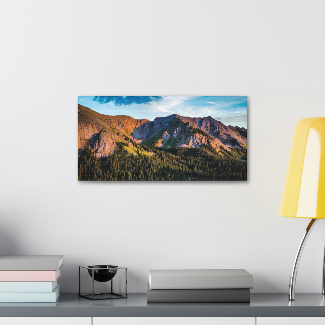 Fading Mountain Light - Canvas