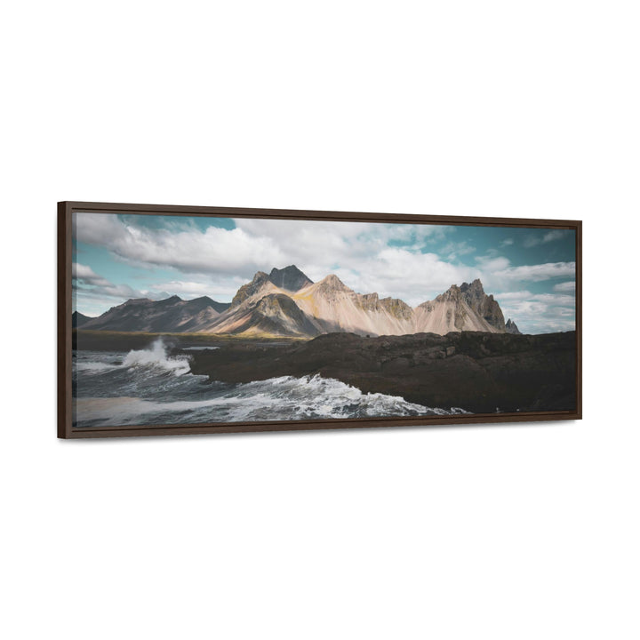 Crashing Sea - Canvas with Frame