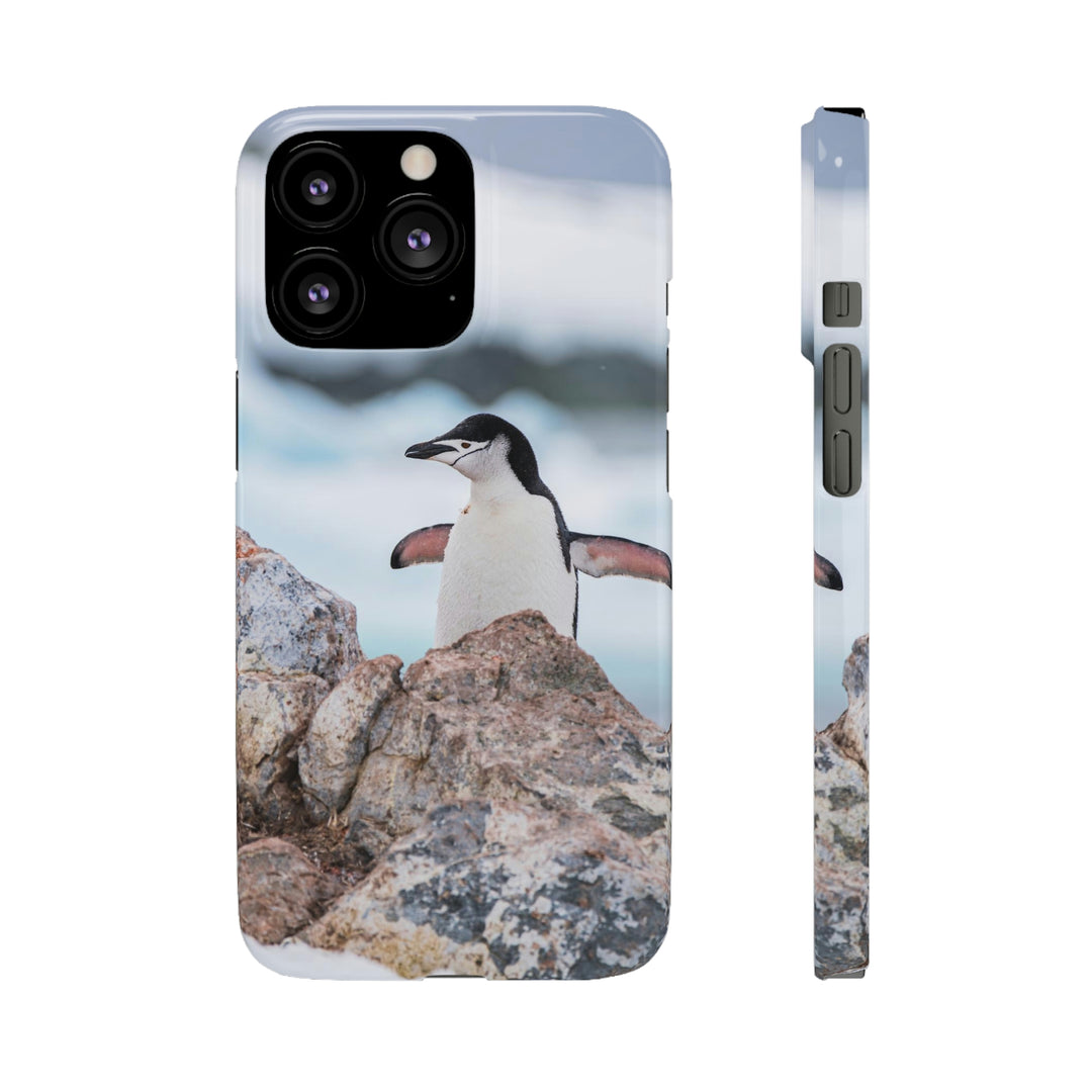 Stretched Penguin - Phone Case