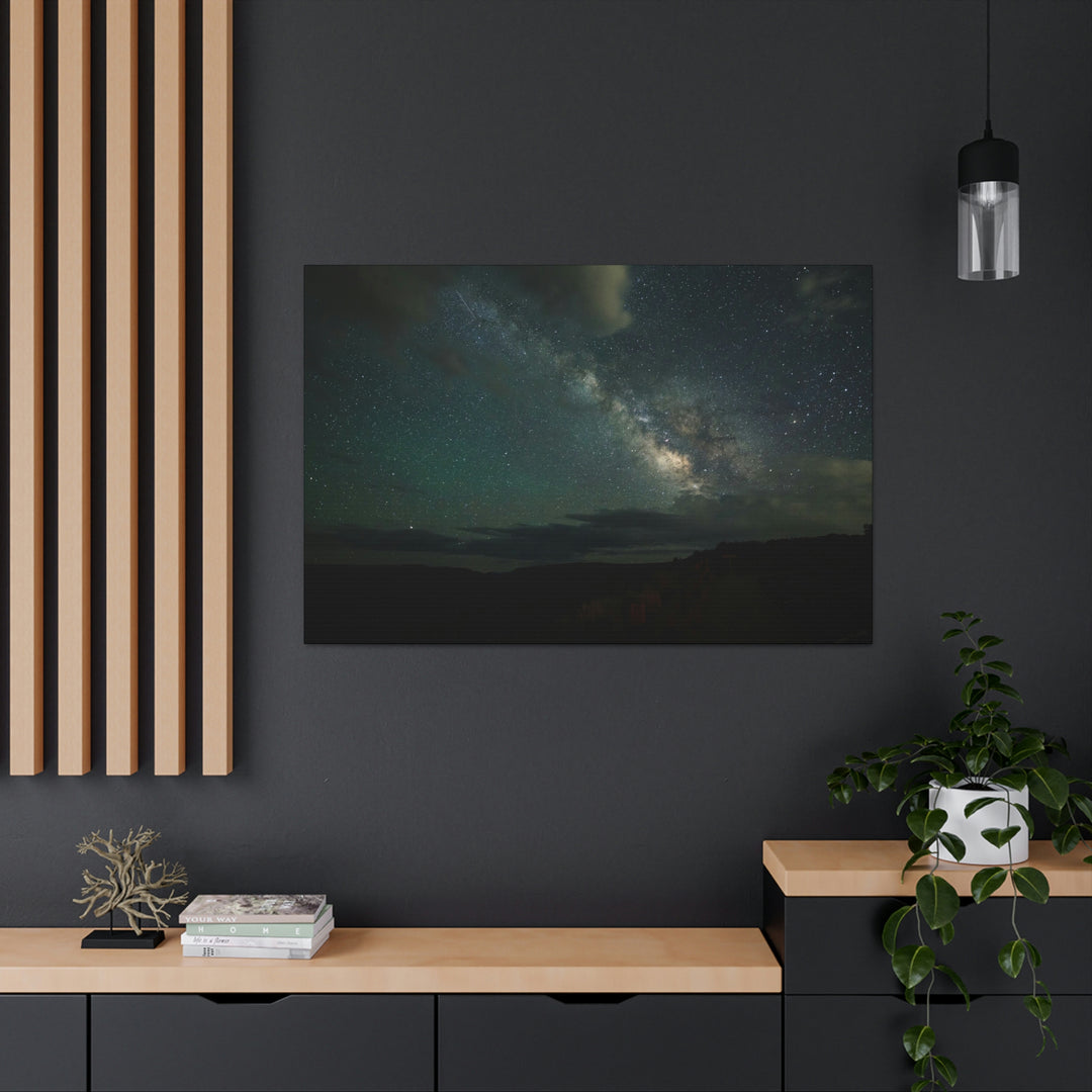 Milky Way Through the Clouds Part 2 - Canvas