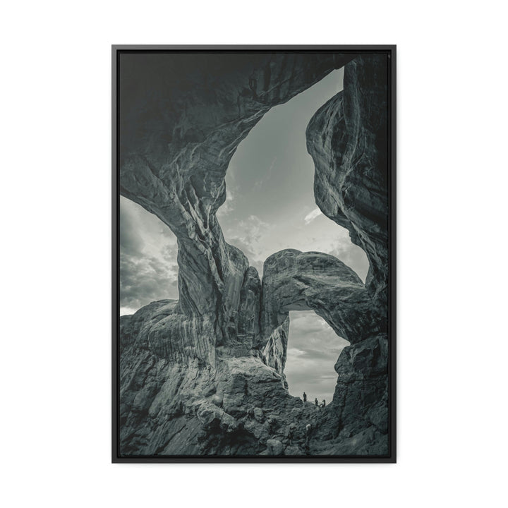 Natural Frames Part 1 in Black and White - Canvas with Frame