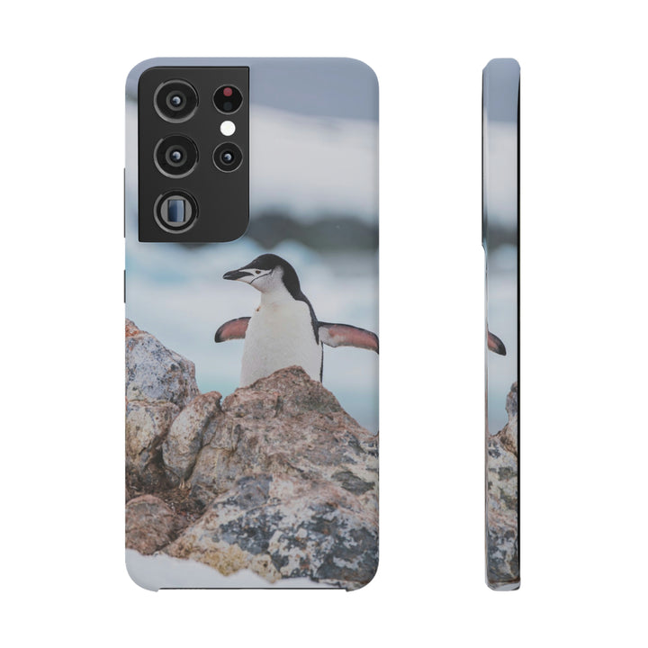 Stretched Penguin - Phone Case