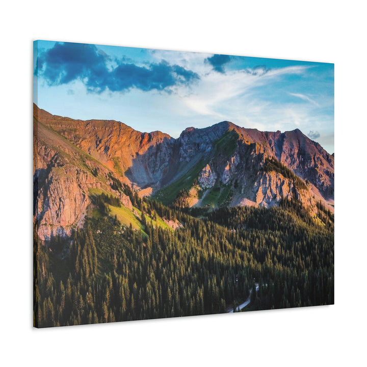 Fading Mountain Light - Canvas