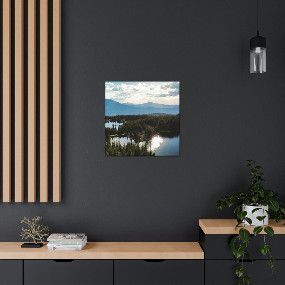 Cool Mountain Lakes - Canvas