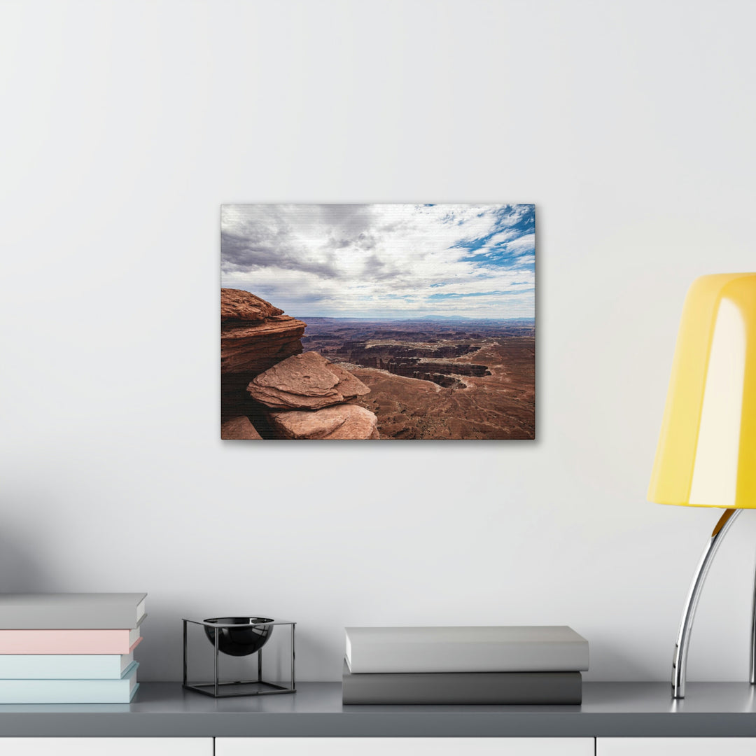 The Canyon Below - Canvas