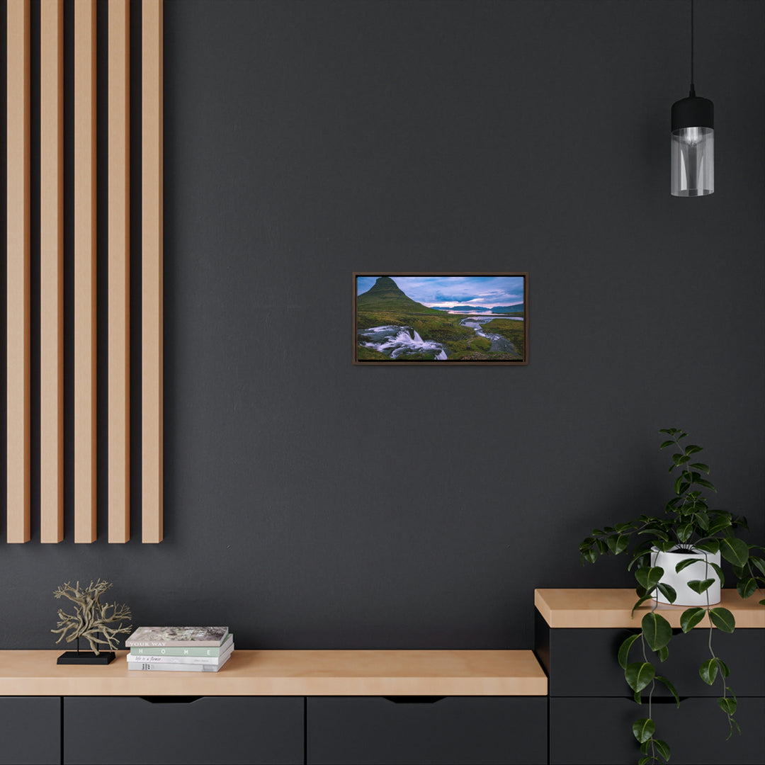 An Icelandic Sunset - Canvas with Frame