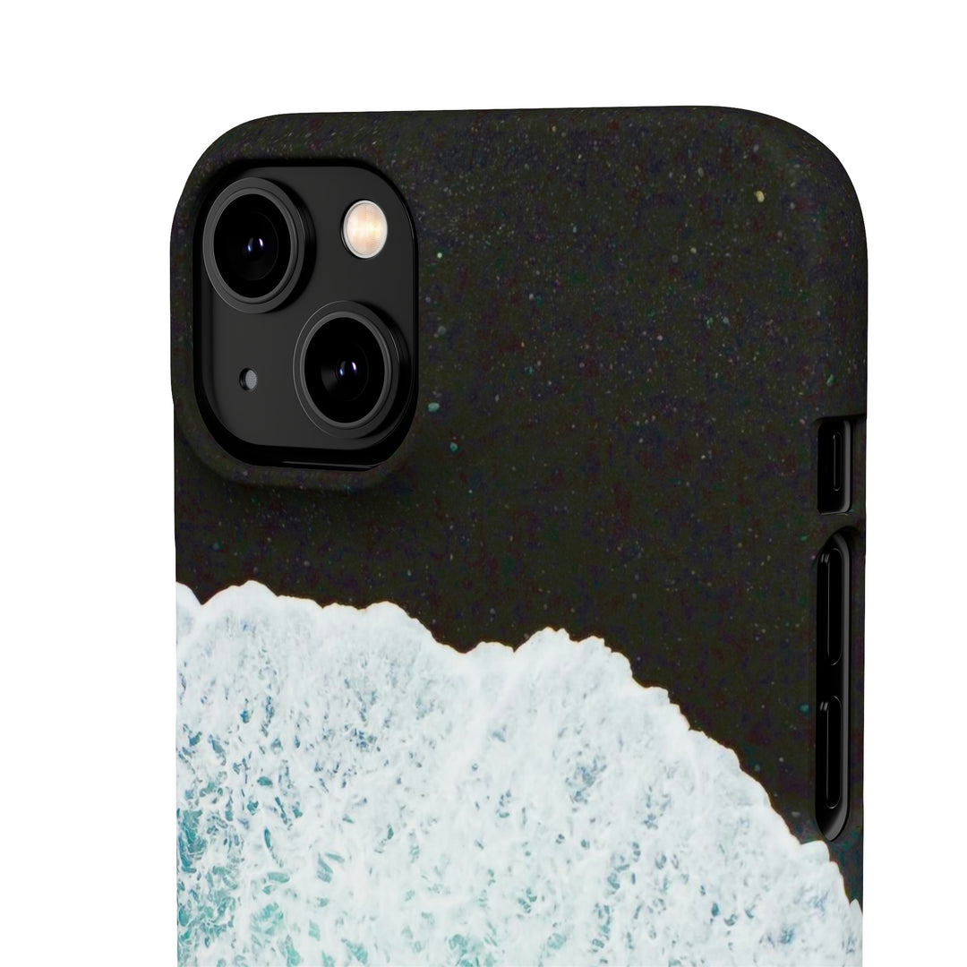 A Wave on Volcanic Sand - Phone Case