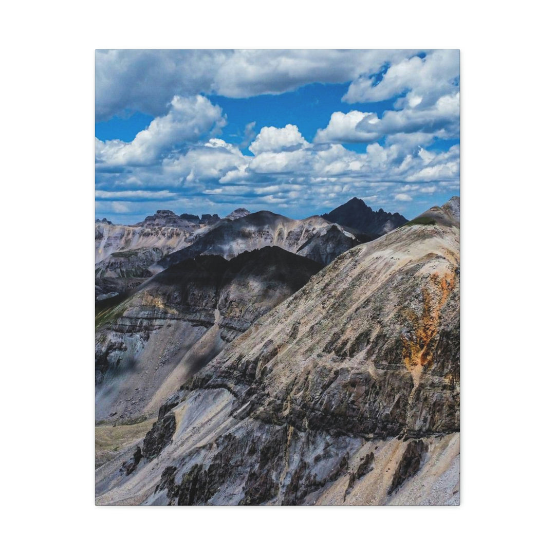 Imogene Pass From the Air - Canvas