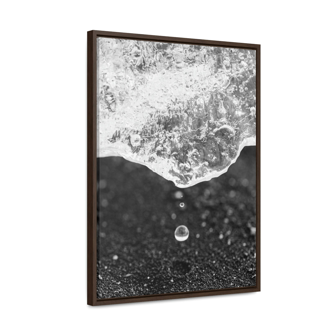 Suspended Droplet - Canvas with Frame