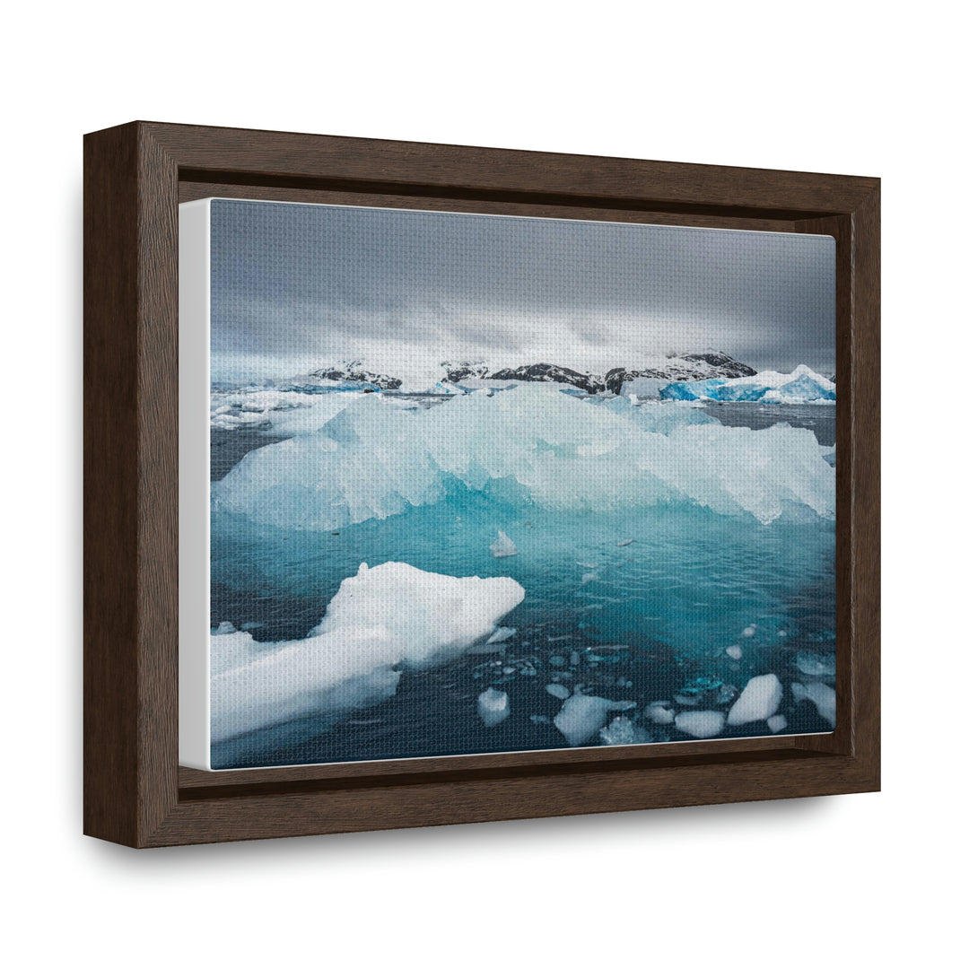 Floating Ice - Canvas with Frame