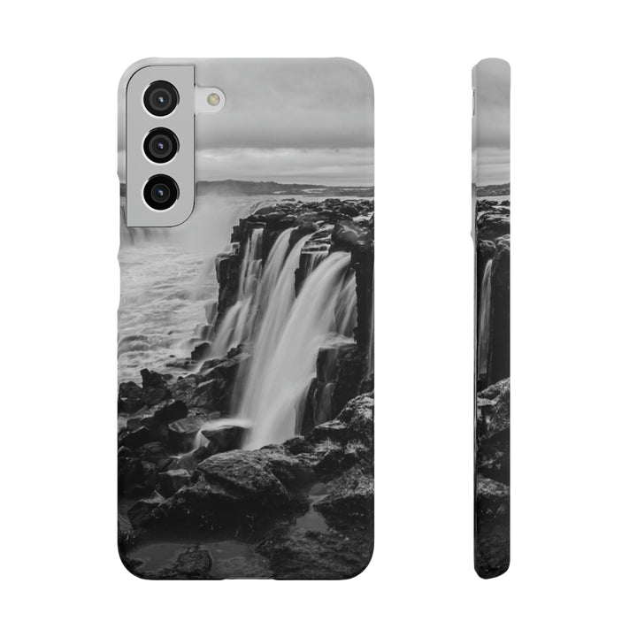 Selfoss in Black and White - Phone Case