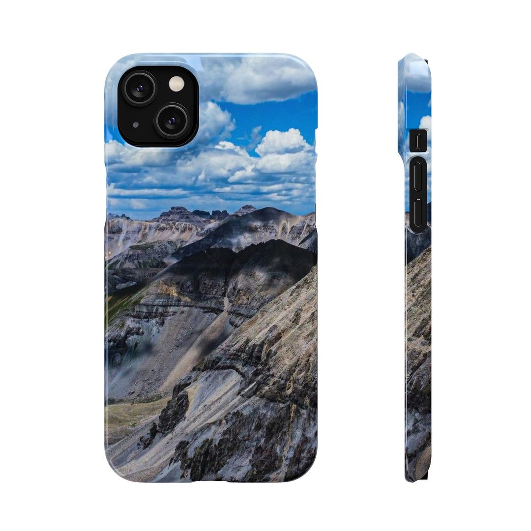 Imogene Pass From the Air - Phone Case