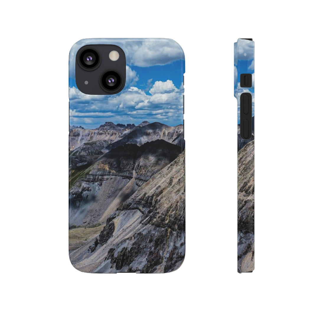 Imogene Pass From the Air - Phone Case