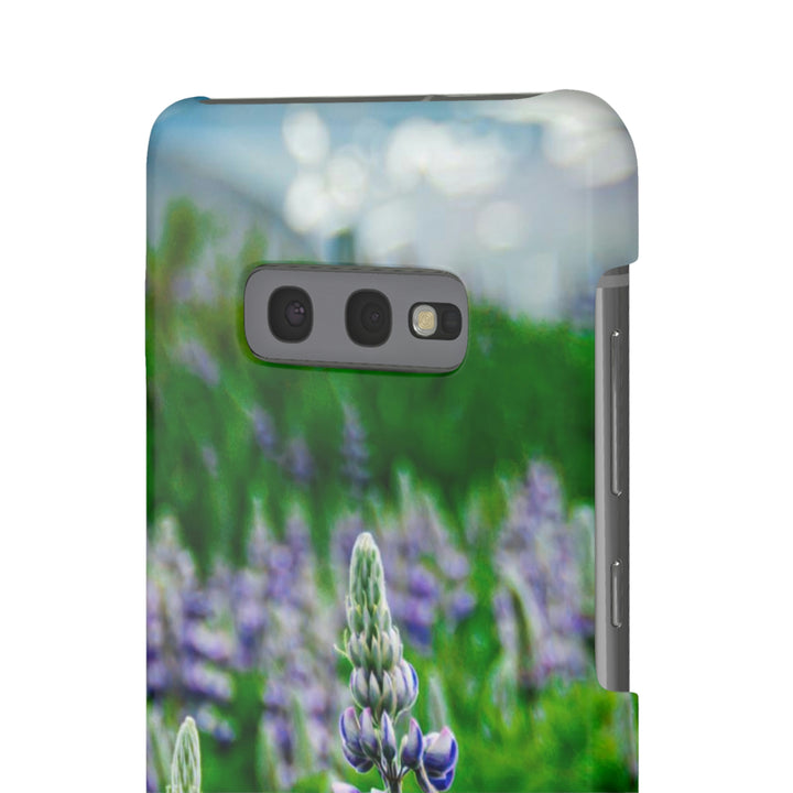 Glowing Lupin with Mountains - Phone Case