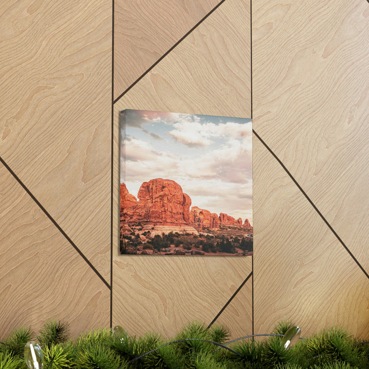 A Desert Sunset - Canvas