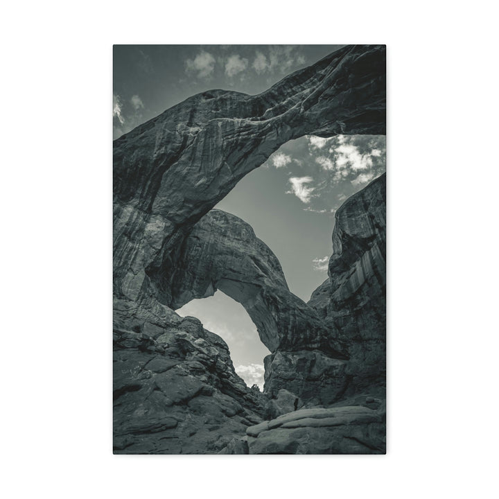 Natural Frames Part 4 in Black and White - Canvas