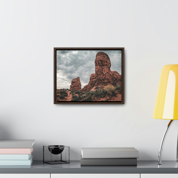 Dramatic Rocks - Canvas with Frame