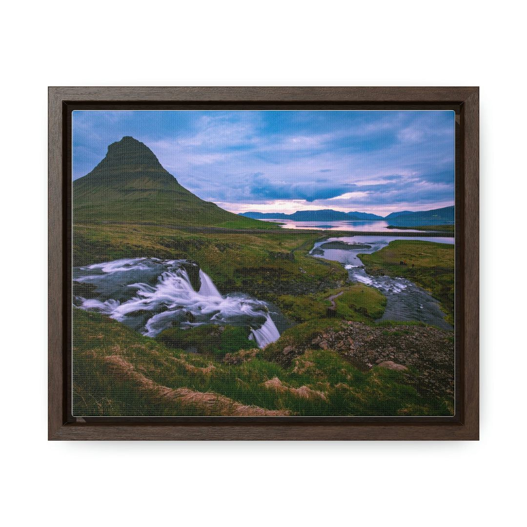 An Icelandic Sunset - Canvas with Frame