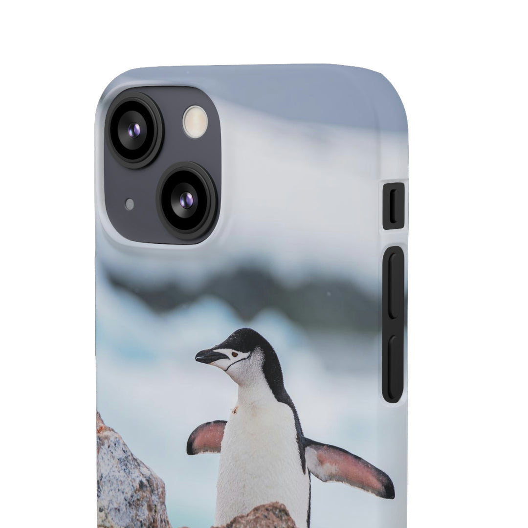 Stretched Penguin - Phone Case