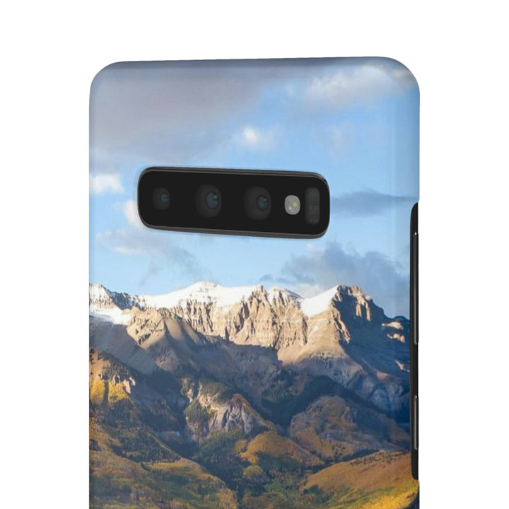 Glowing Mountainside - Phone Case