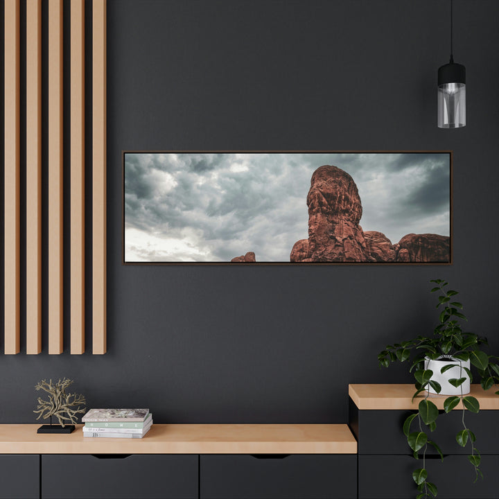 Dramatic Rocks - Canvas with Frame