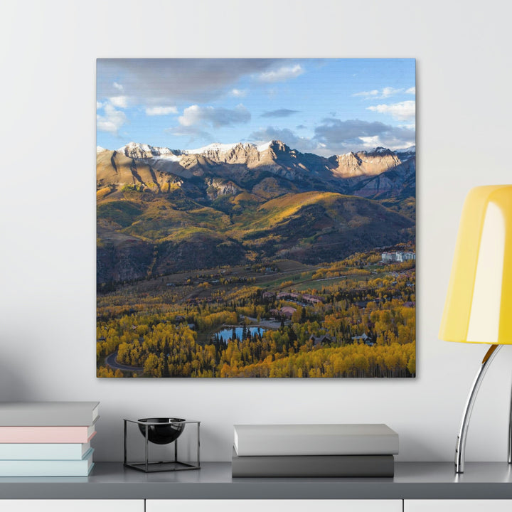 Glowing Mountainside - Canvas