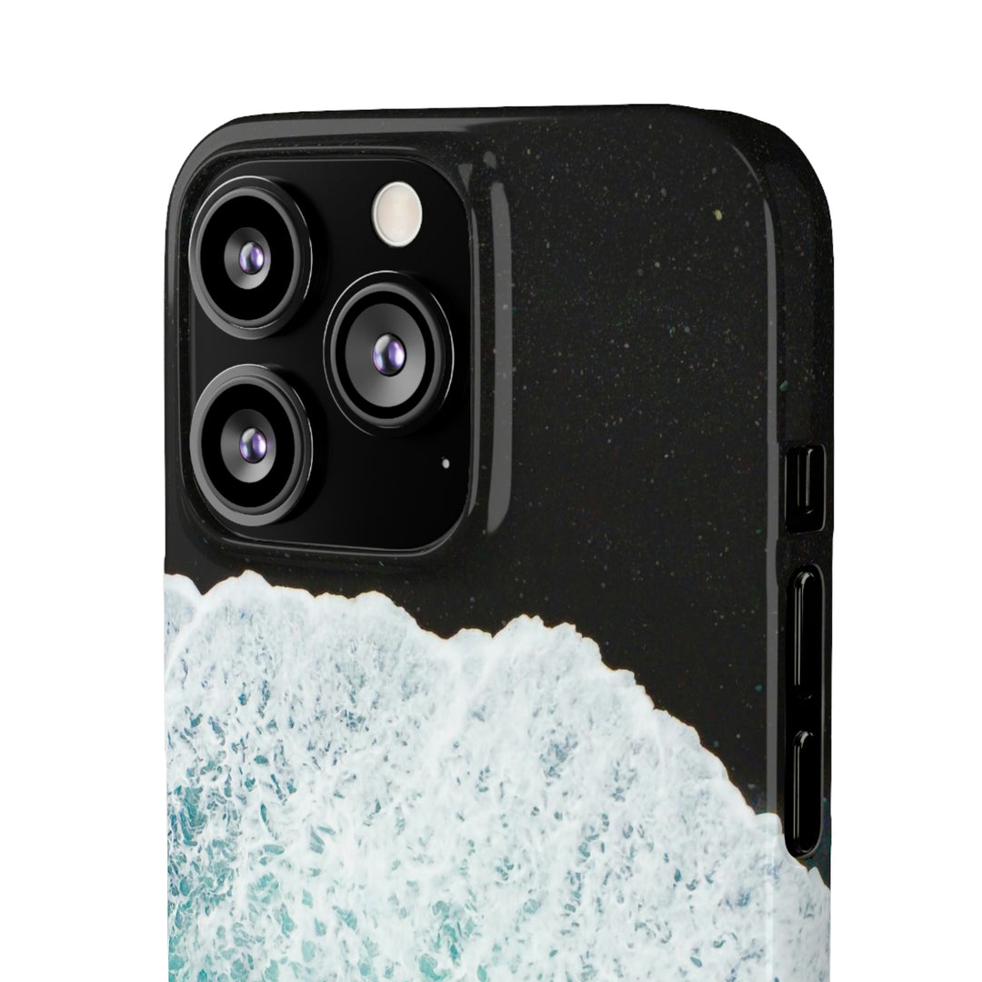 A Wave on Volcanic Sand - Phone Case