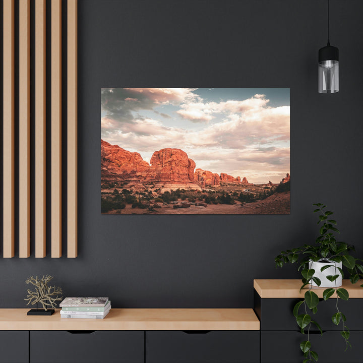 A Desert Sunset - Canvas