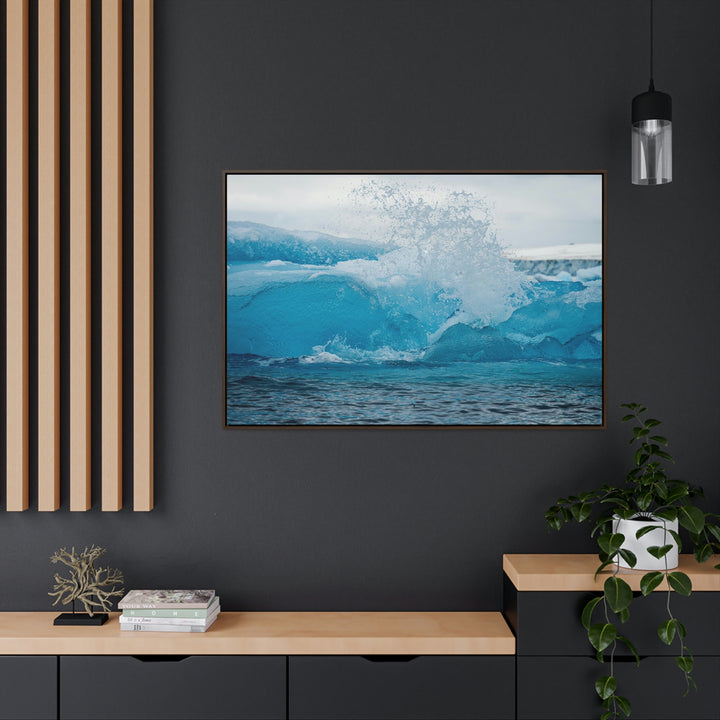 Freezing Splash - Canvas with Frame