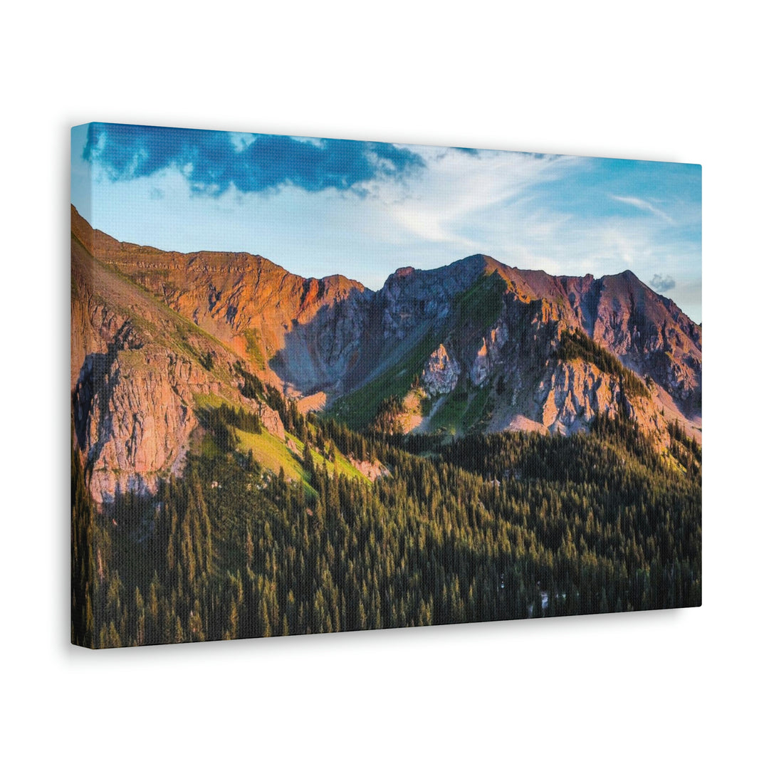 Fading Mountain Light - Canvas