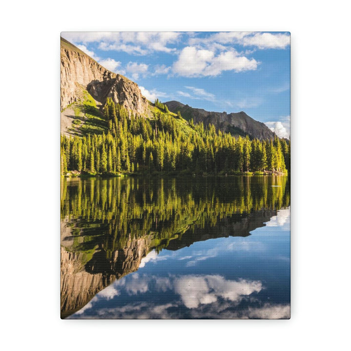 Mountain Scene Reflected - Canvas