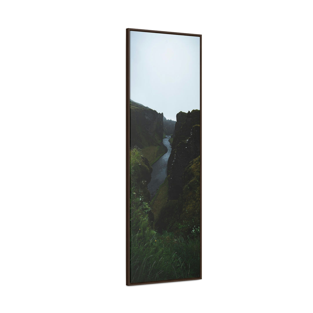 A View of the River - Canvas with Frame