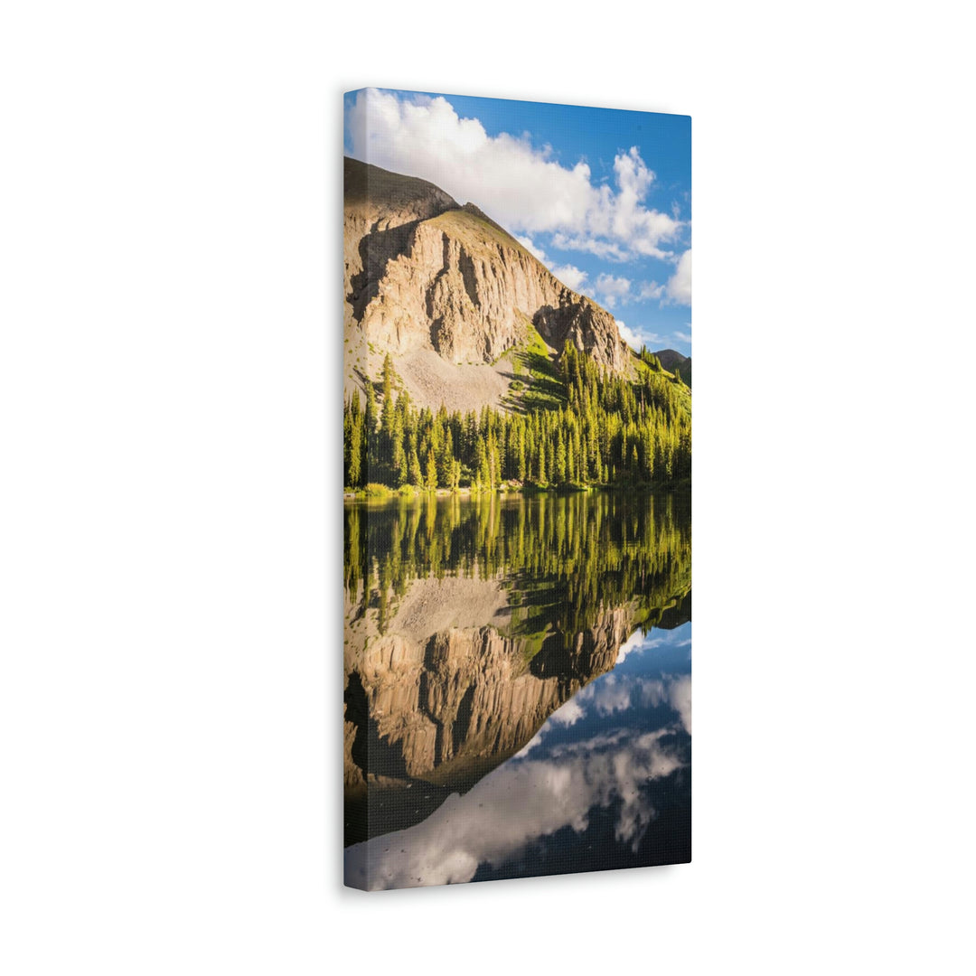 Mountain Scene Reflected - Canvas